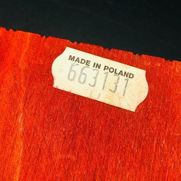 Poland Folk Art Hand Carved Wooden Box Vintage Pyrography Decorative Dresser Box - Picture 9 of 14